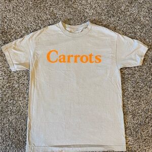 Women's Short Sleeve Tee - Cream and Orange